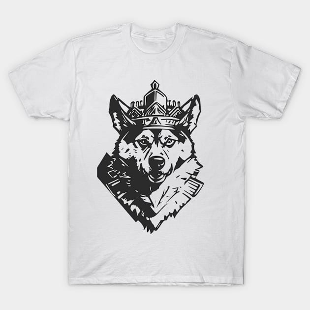 King Husky (Transparent) T-Shirt by isolation_2